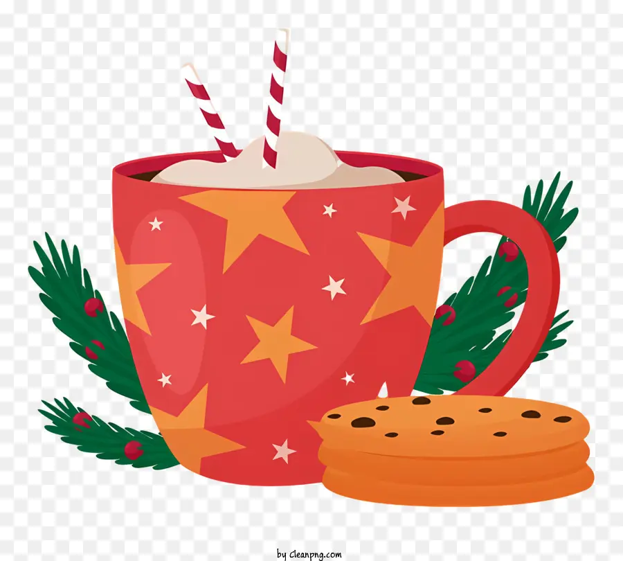 Chocolate Caliente，Crema Batida PNG