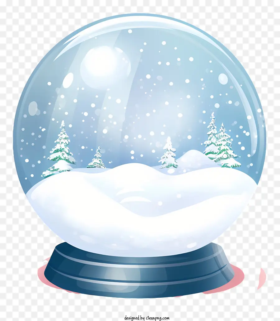 Globo De La Nieve，Paisaje De Invierno PNG