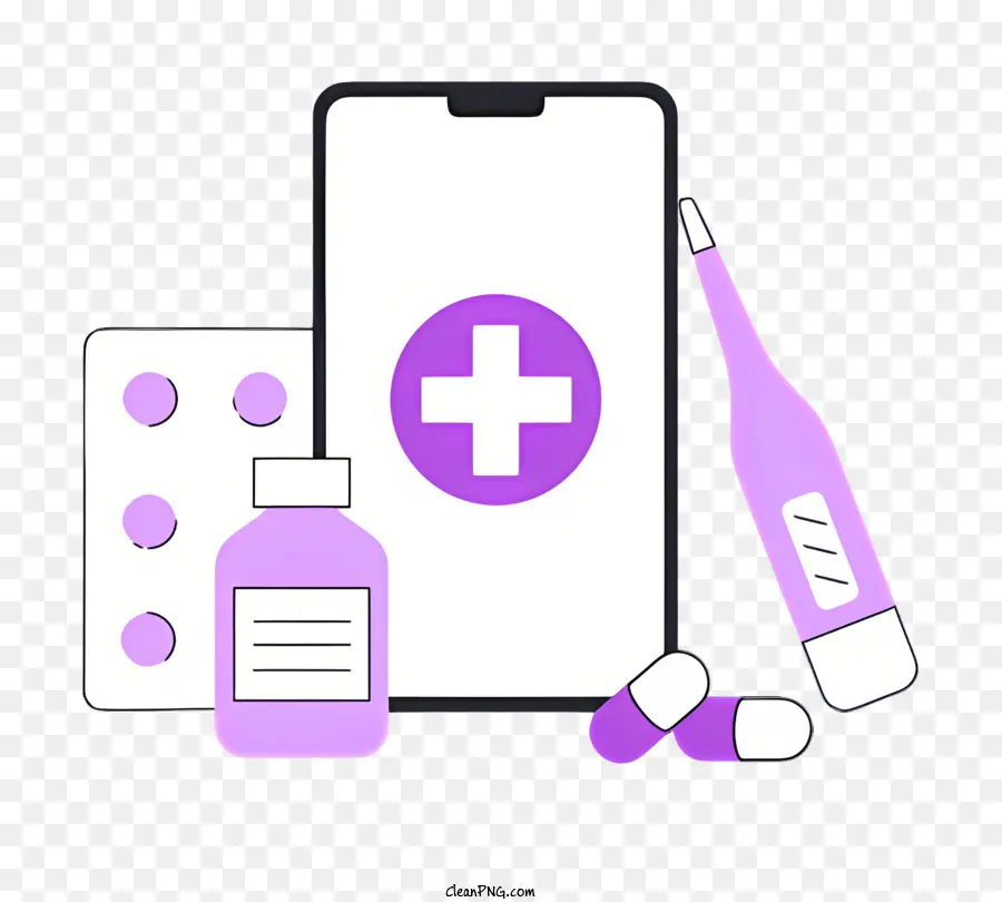 Smartphone，Aplicación Médica PNG