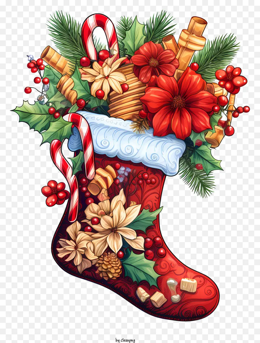 Calcetín De Navidad，Decoraciones De Navidad PNG
