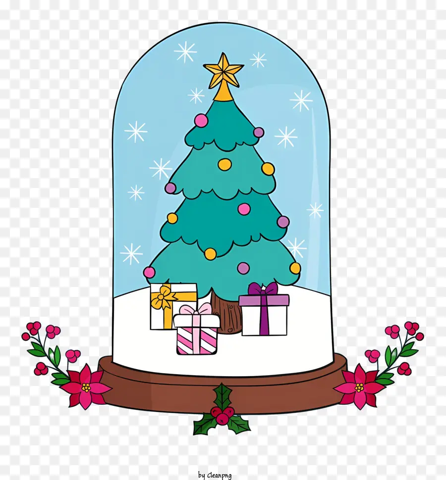 Decoraciones Navideñas，árbol De Navidad PNG