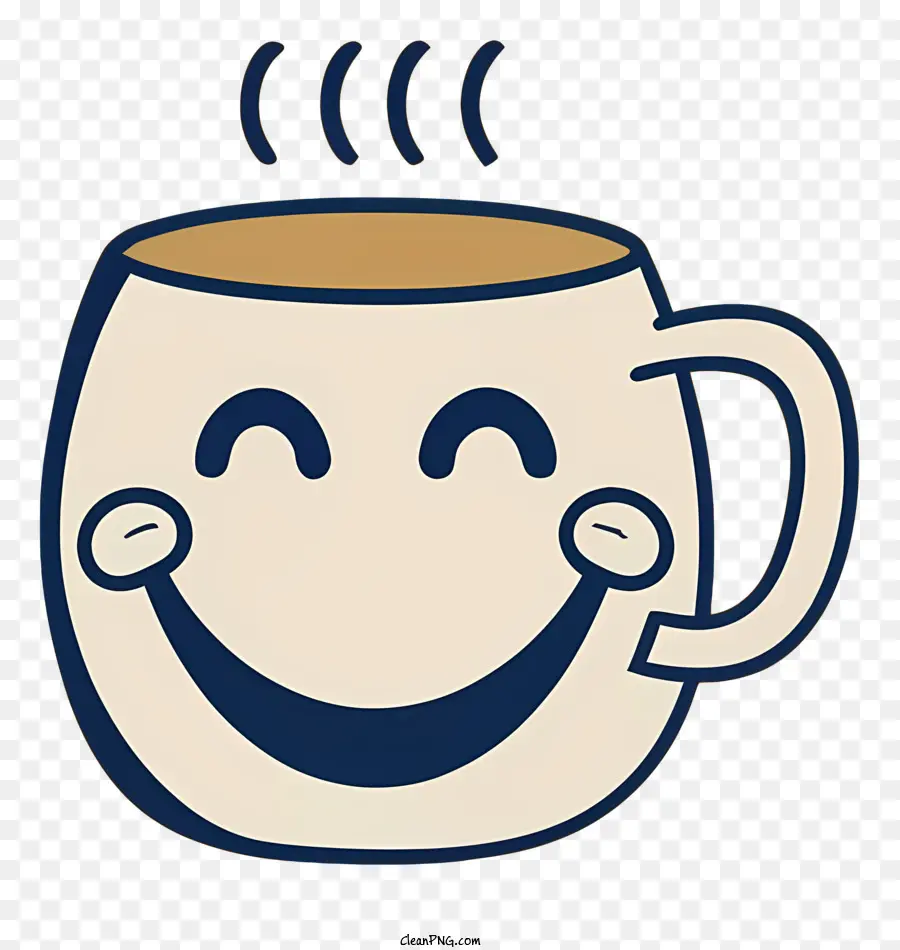 Taza De Café，Sonriente PNG