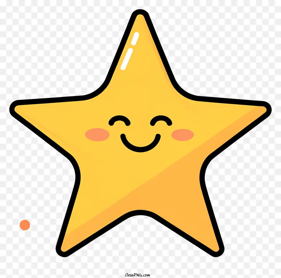 De Dibujos Animados De Estrellas，Cara Sonriente PNG