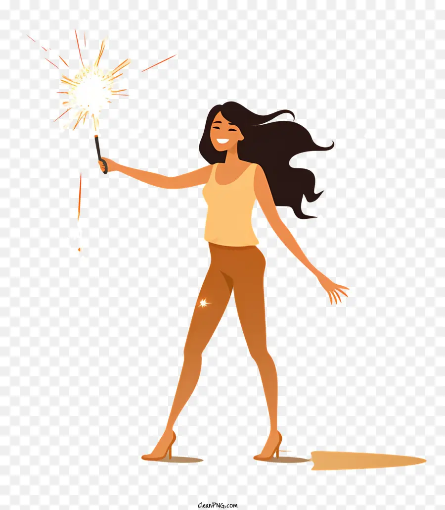 Fuegos Artificiales，Mujer PNG