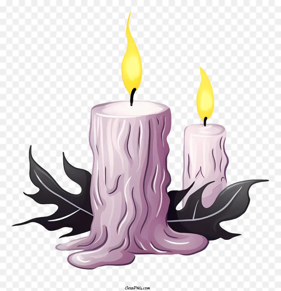 Velas Púrpuras，La Superficie Negra PNG