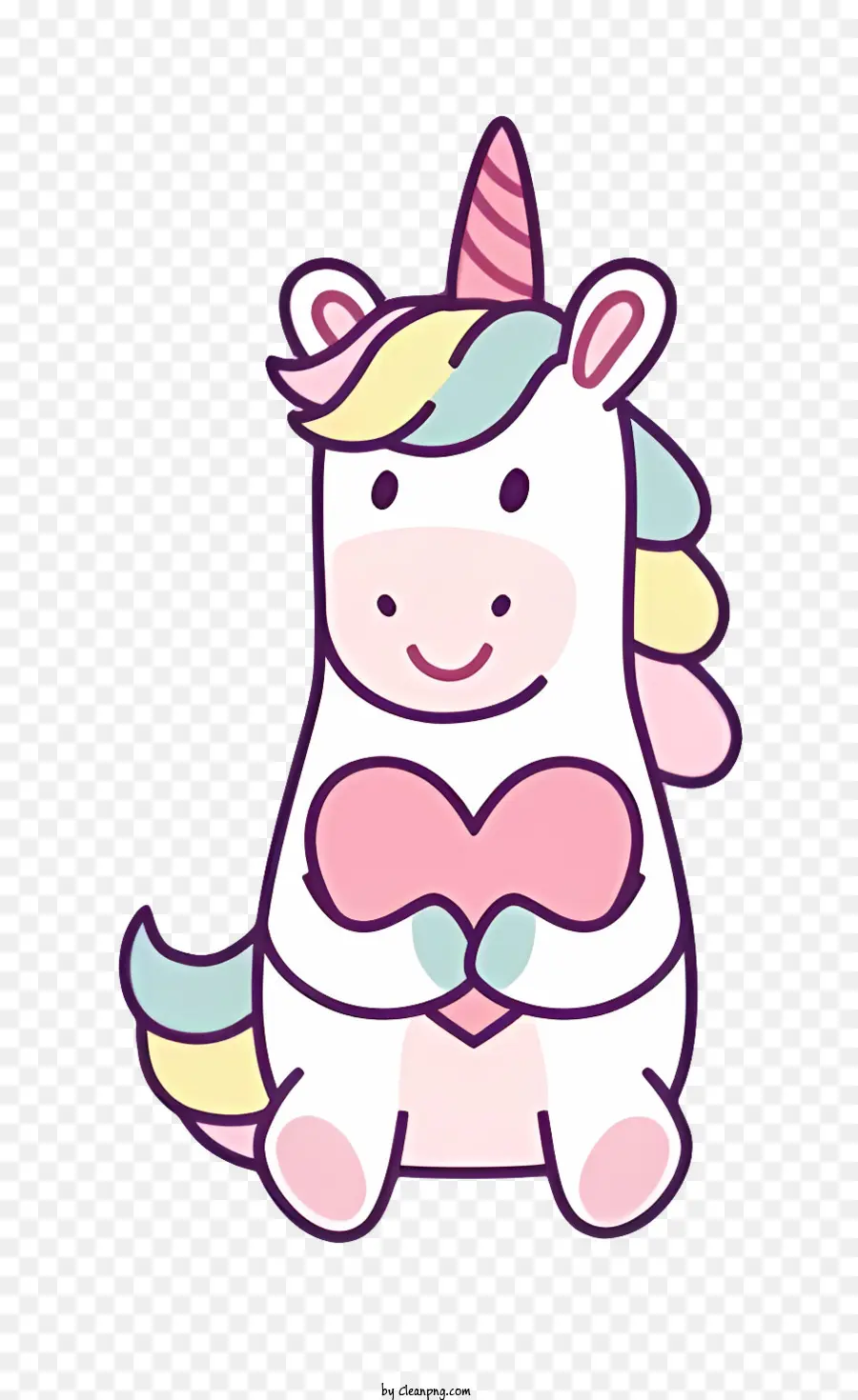 Lindo Unicornio，Dibujos Animados PNG