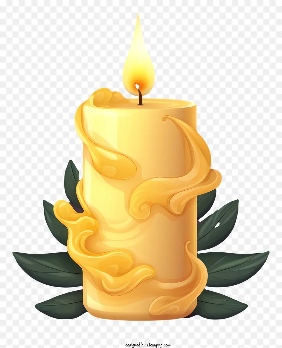 Vela，Amarillo Cera PNG