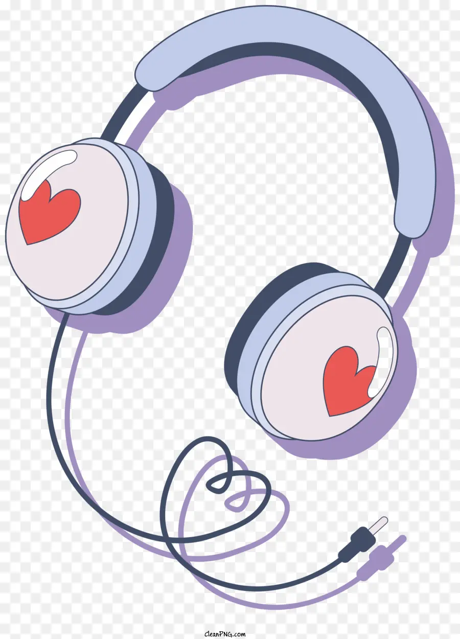 Auriculares，Auriculares Del Corazón PNG