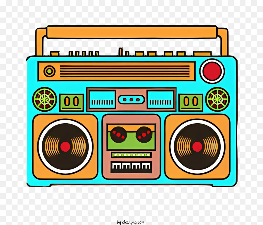 Boombox，De La Vendimia PNG