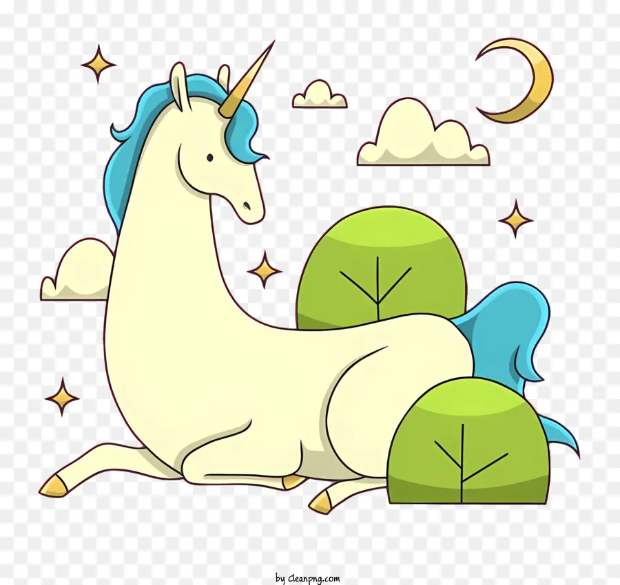 Unicornio De Dibujos Animados，Unicornio PNG