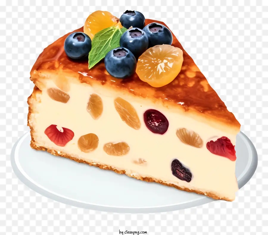 Tarta De Queso，Pastel De Frutas PNG