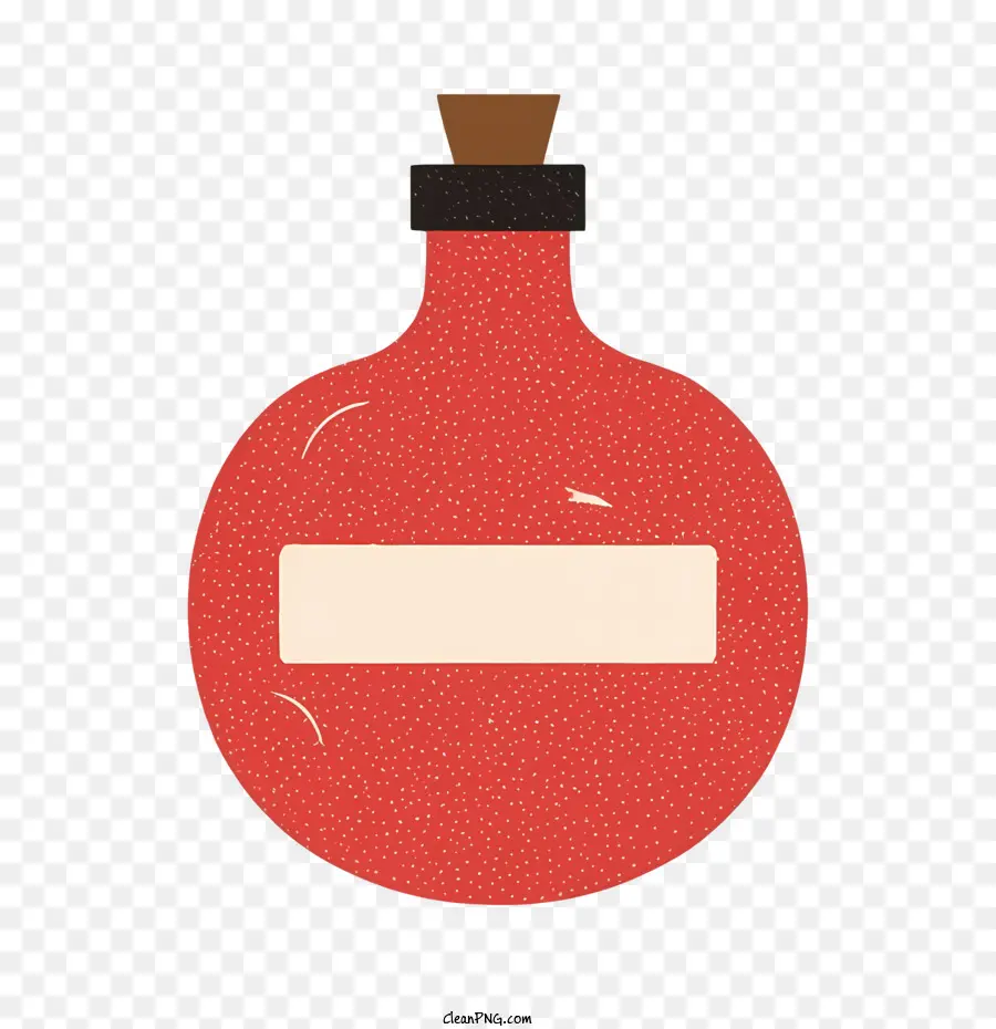 Botella De Salud，Rojo PNG