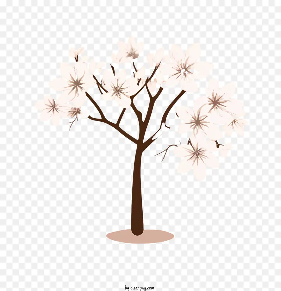 árbol De Flor De Cerezo，Árbol PNG