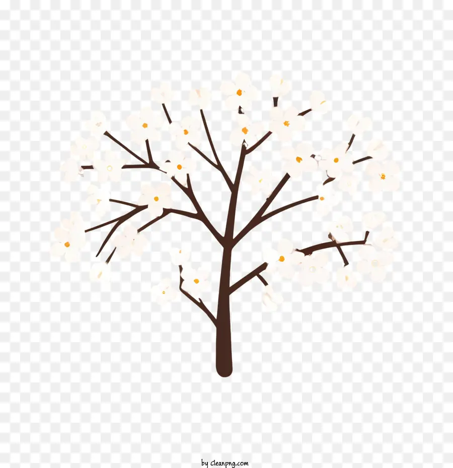 árbol De Flor De Cerezo，Árbol PNG