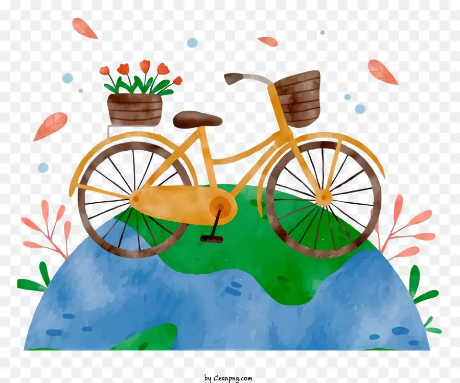 Pintura De Bicicletas，Los Colores Brillantes PNG