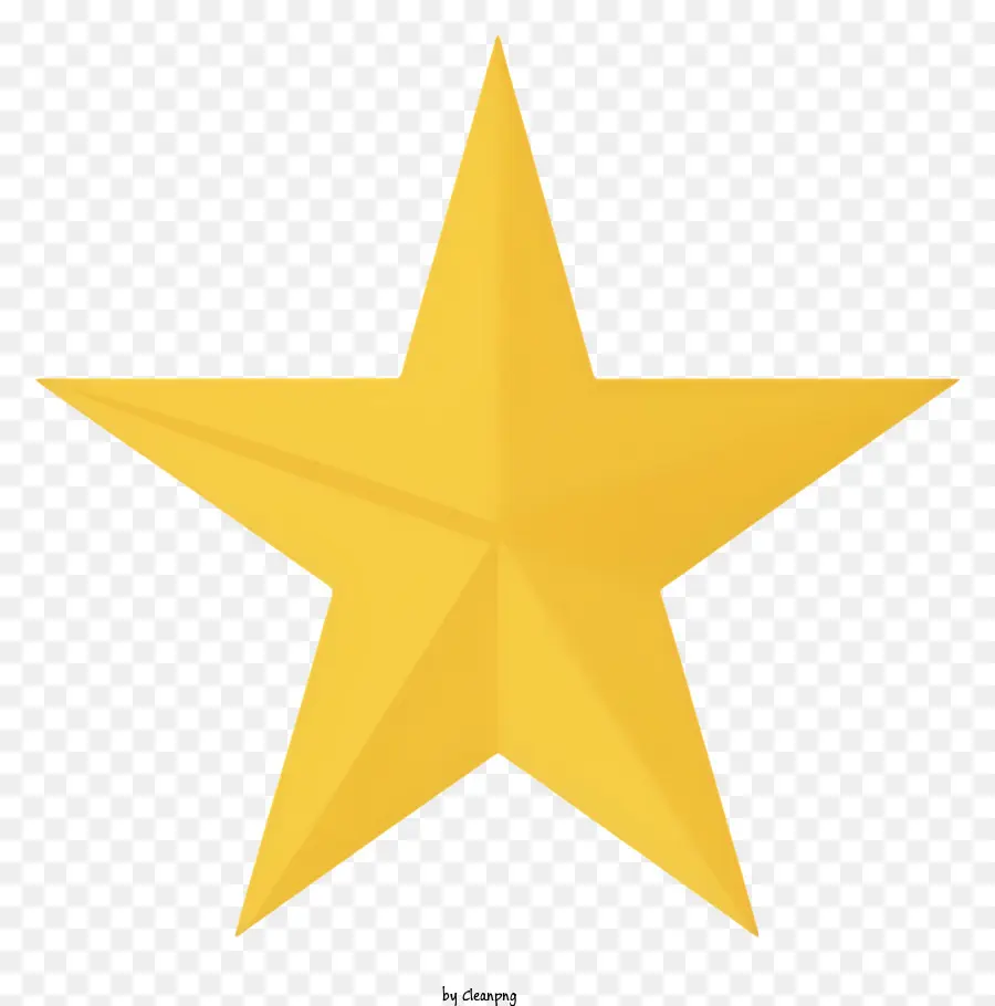 La Estrella De Oro，Símbolo De Grandeza PNG