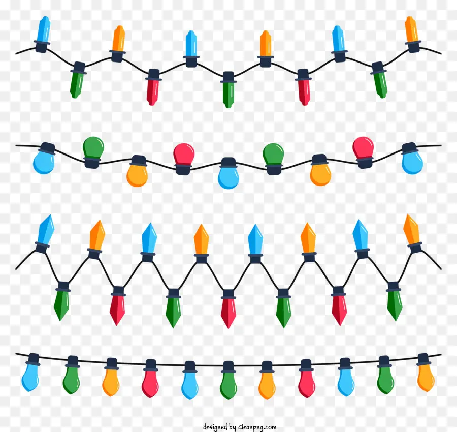 Luces De Navidad，Luces De Cadena PNG