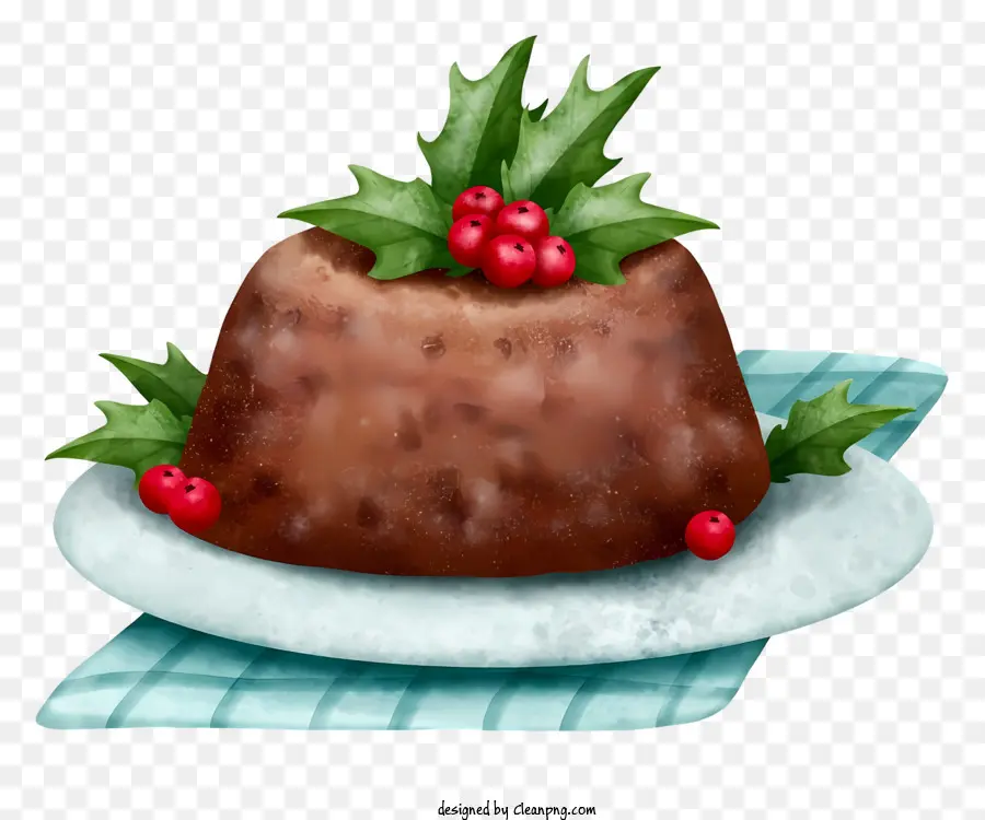 Pudín，Postre De Color Oscuro PNG