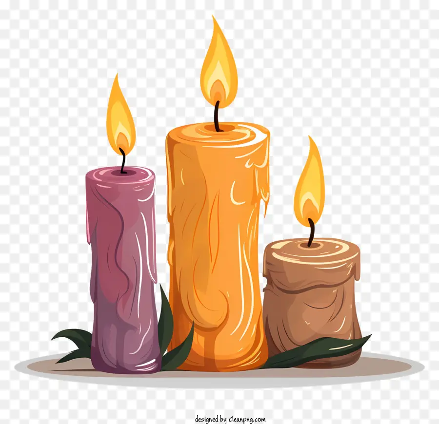 Velas，Gotas De Cera PNG