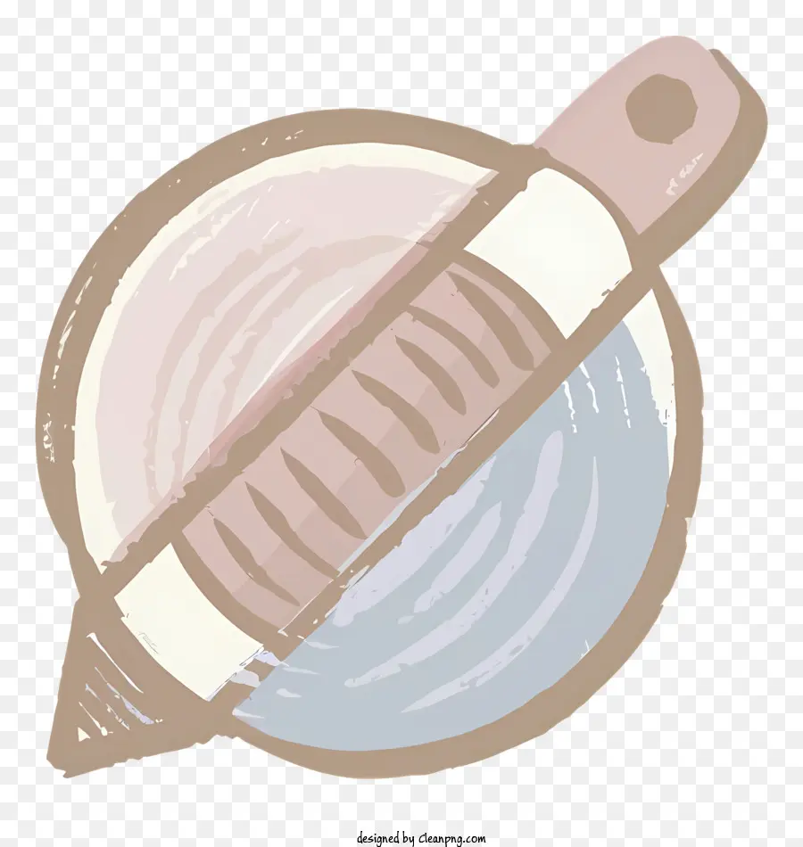 Cuchara De Madera，Plato Blanco PNG