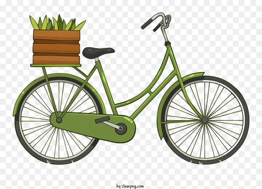 Bicicleta Verde，Bicicleta PNG