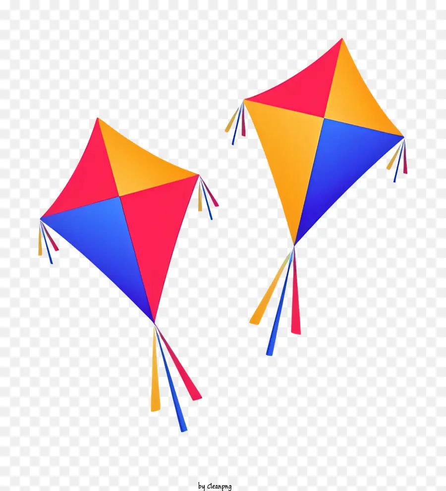 Cometas Multicolores，Borlas PNG