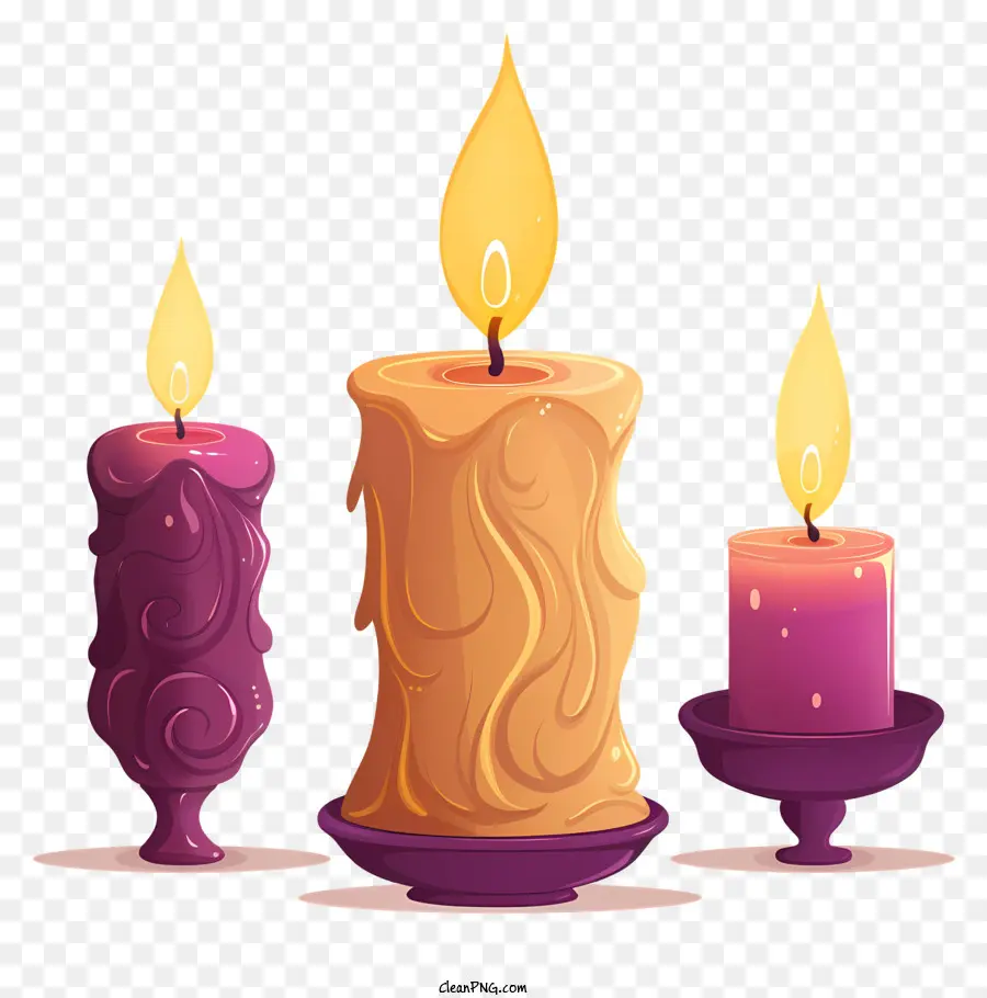 Velas，Candlelight PNG