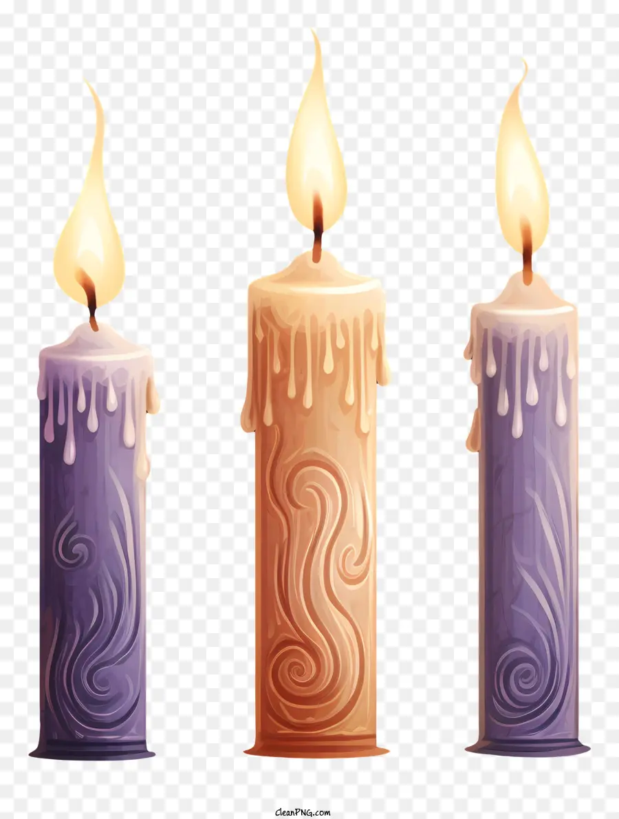 Velas，Colores PNG