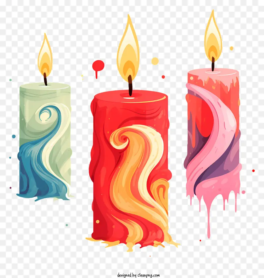 Velas，Remolinos PNG