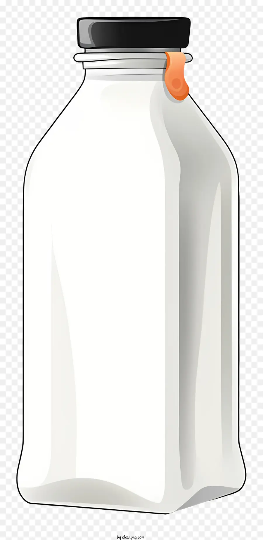 Recipiente De Vidrio，Botella De Leche PNG