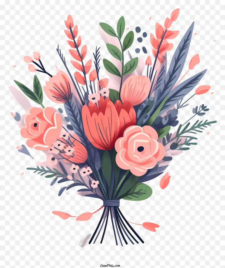 Bouquet Of Flowers，Las Rosas PNG