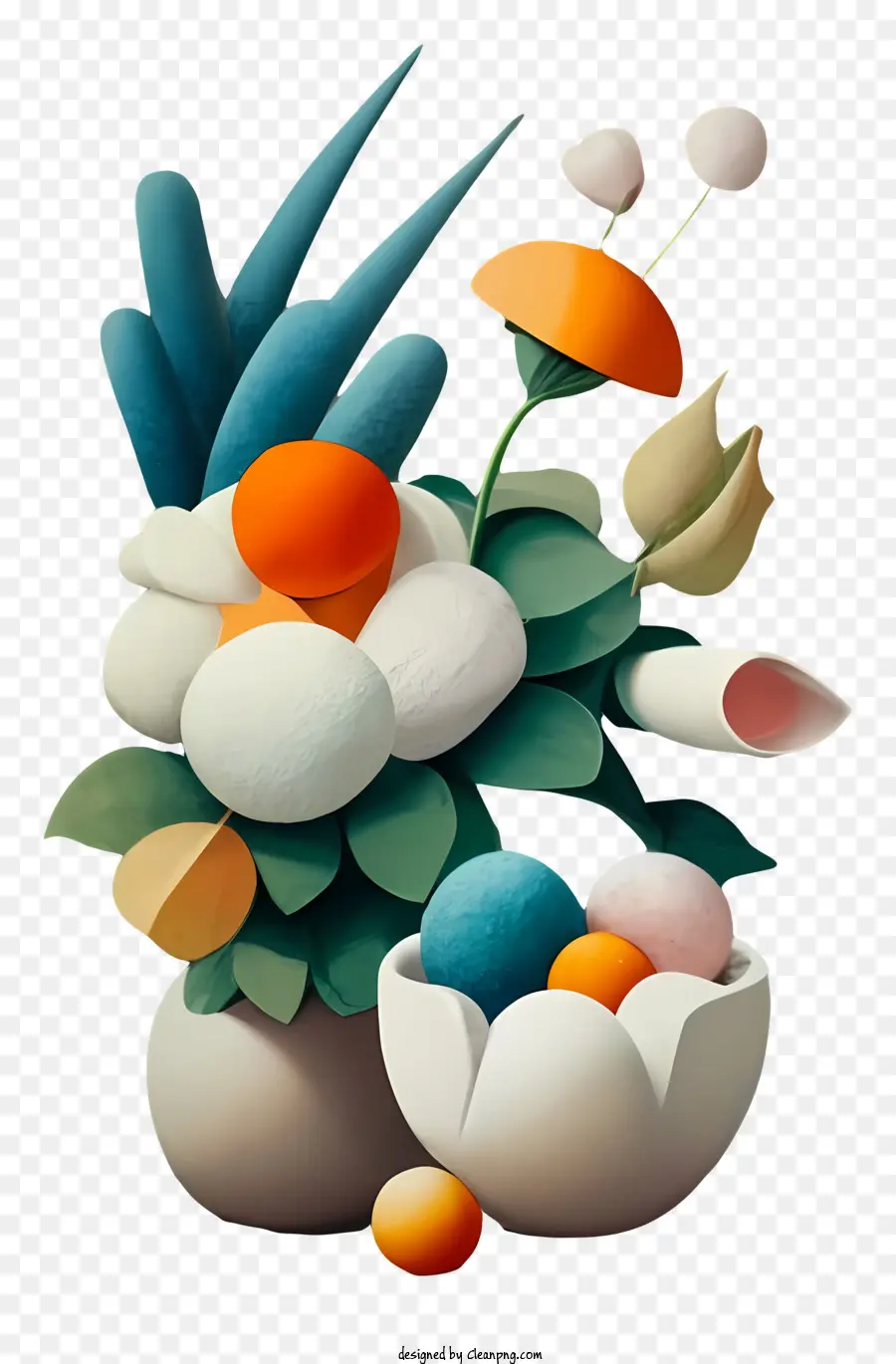 Bouquet Of Flowers，Huevos En Tazones PNG