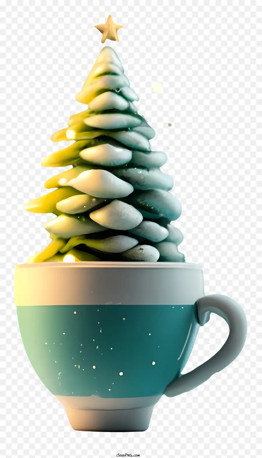 árbol De Navidad，Árbol De Navidad En Copa PNG