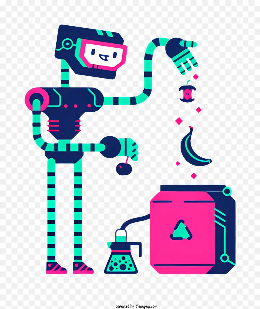 Robot Pixelado，Robot PNG