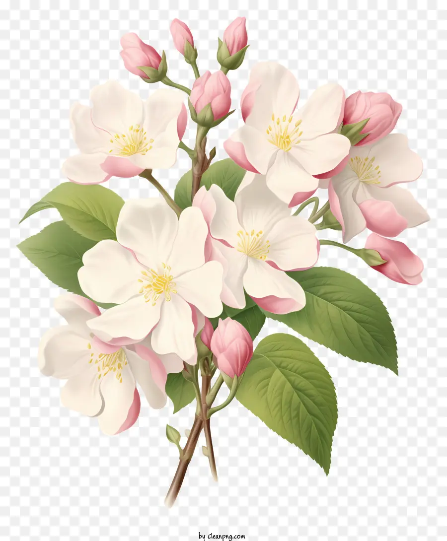 Apple Blossom，Las Flores De La Primavera PNG