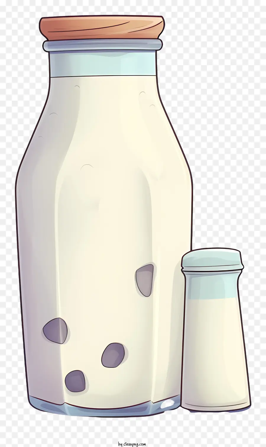 Jarra De Vidrio De Leche，Pequeño Vaso De Leche PNG