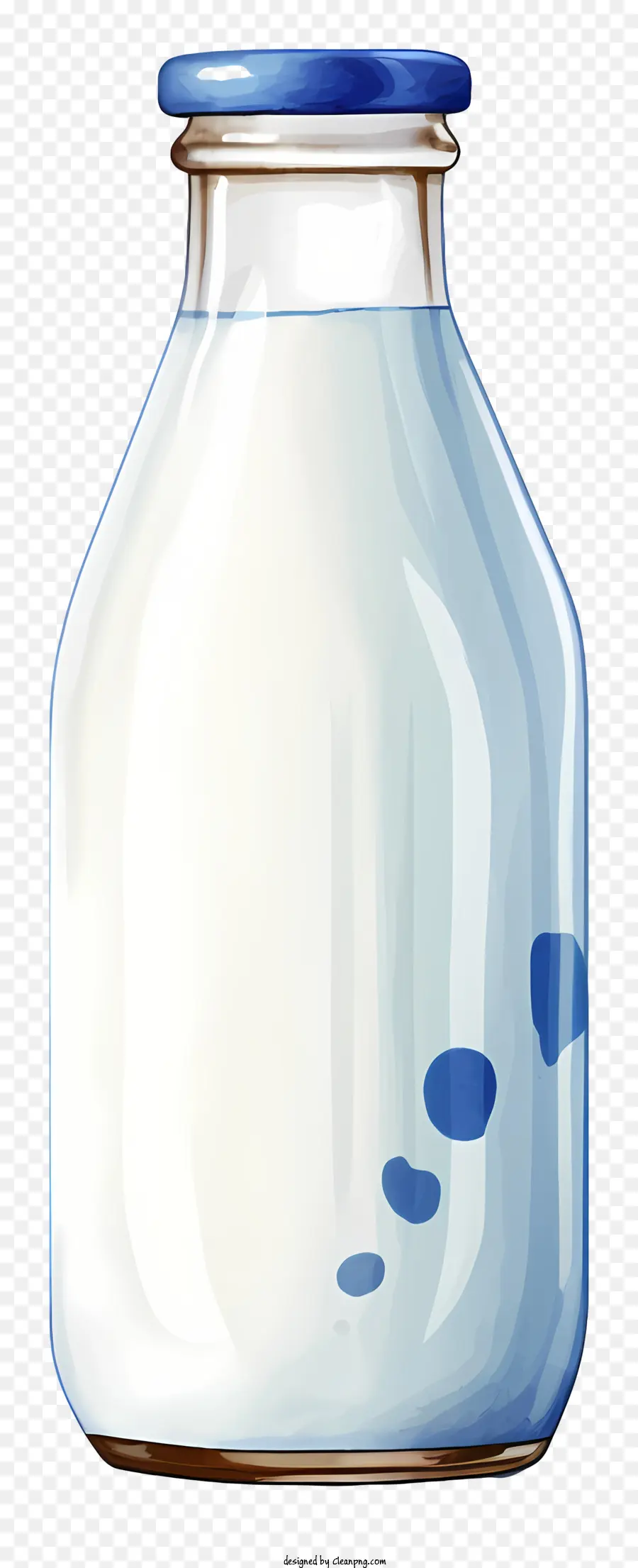 Botella De Vidrio，Vidrio Azul PNG