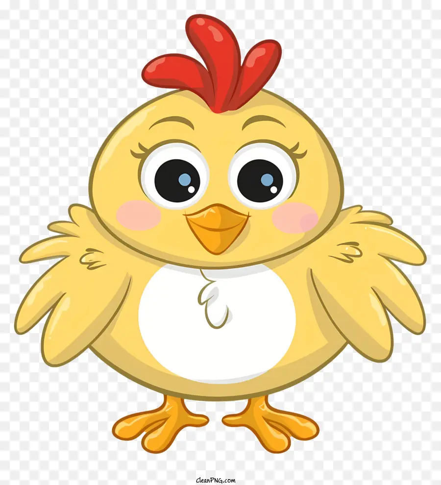 Chicken Cartoon，Pollo Curioso PNG