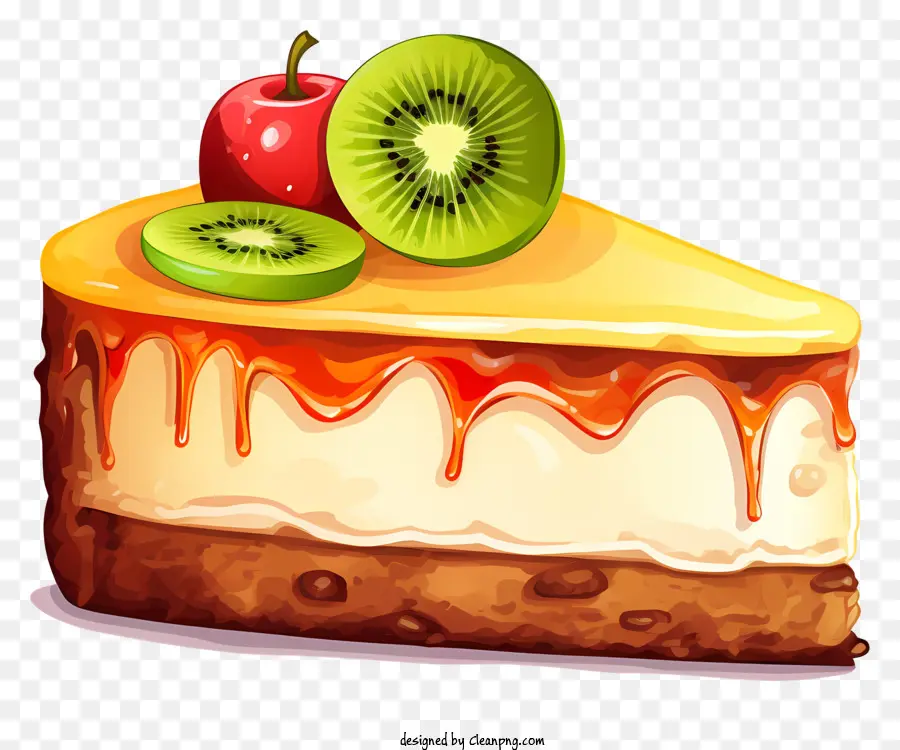 Tarta De Queso，Tarta De Queso Esmaltada PNG