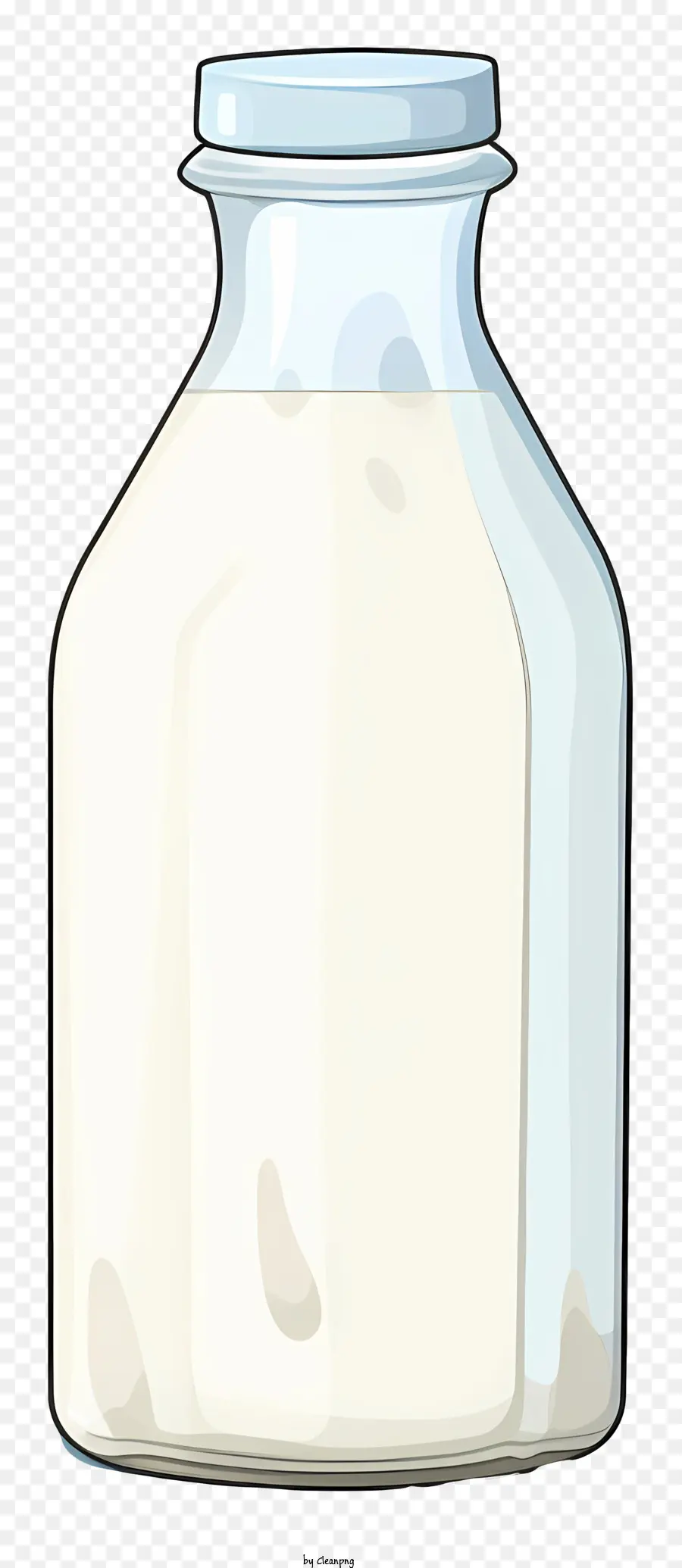 Botella De Vidrio，Botella De Leche PNG