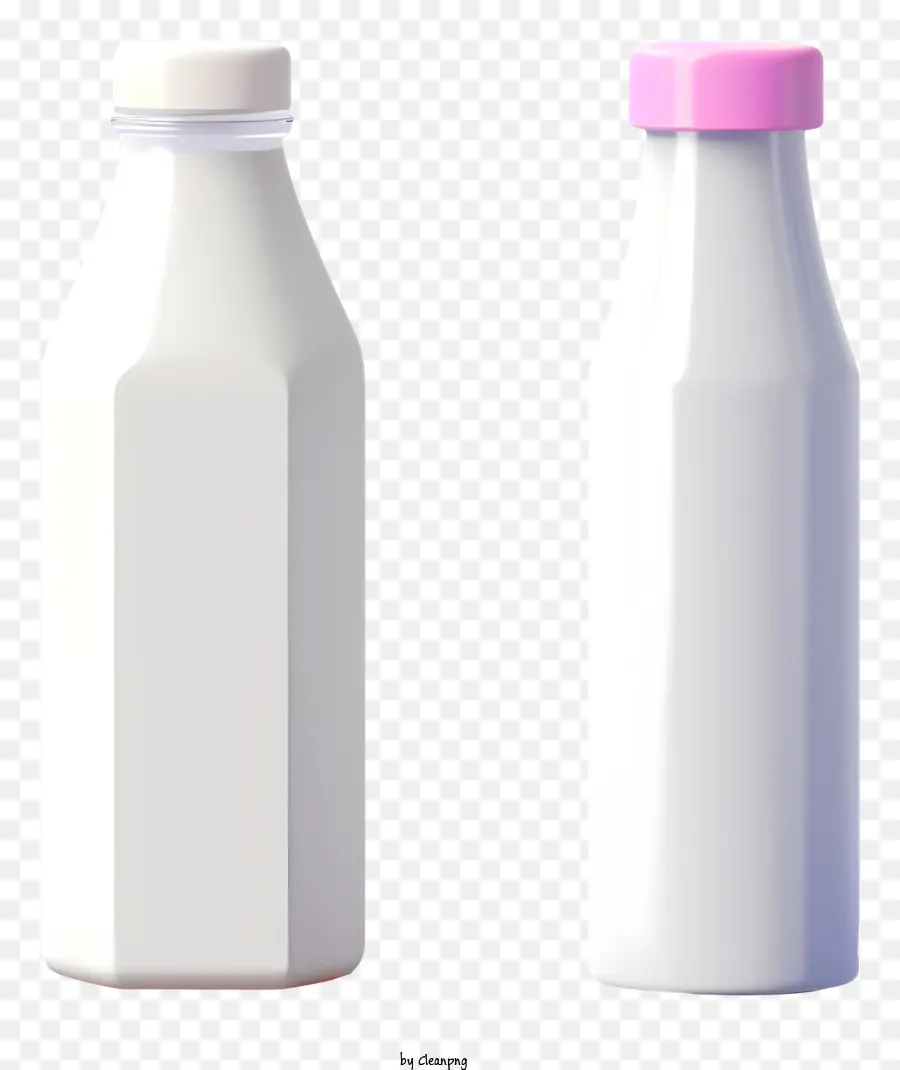 Botellas De Plástico Transparentes，Botellas De Leche PNG