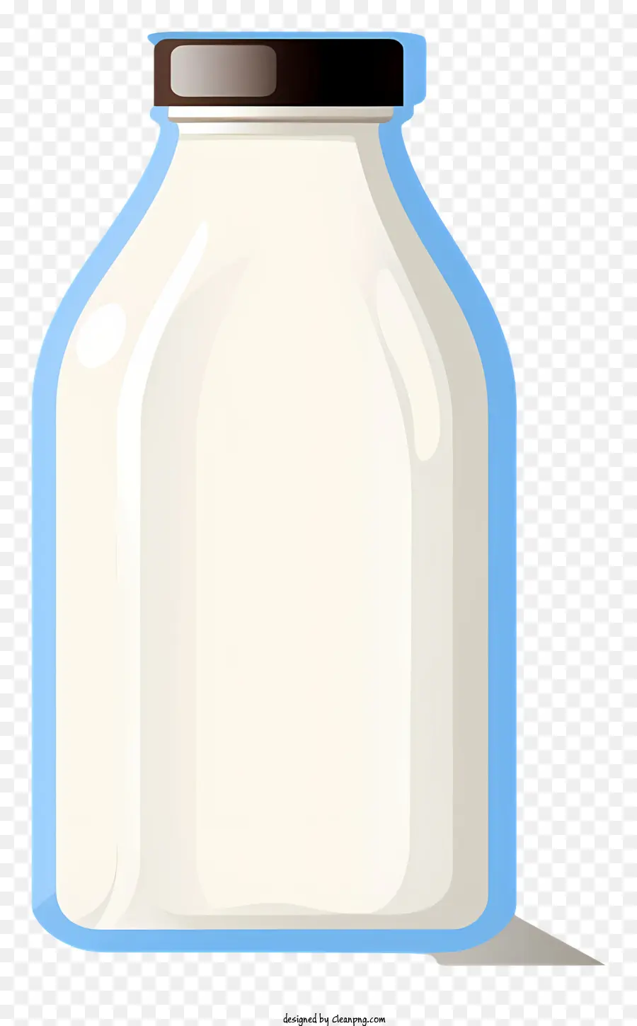 Botella De Vidrio De Leche，Botella De Leche PNG