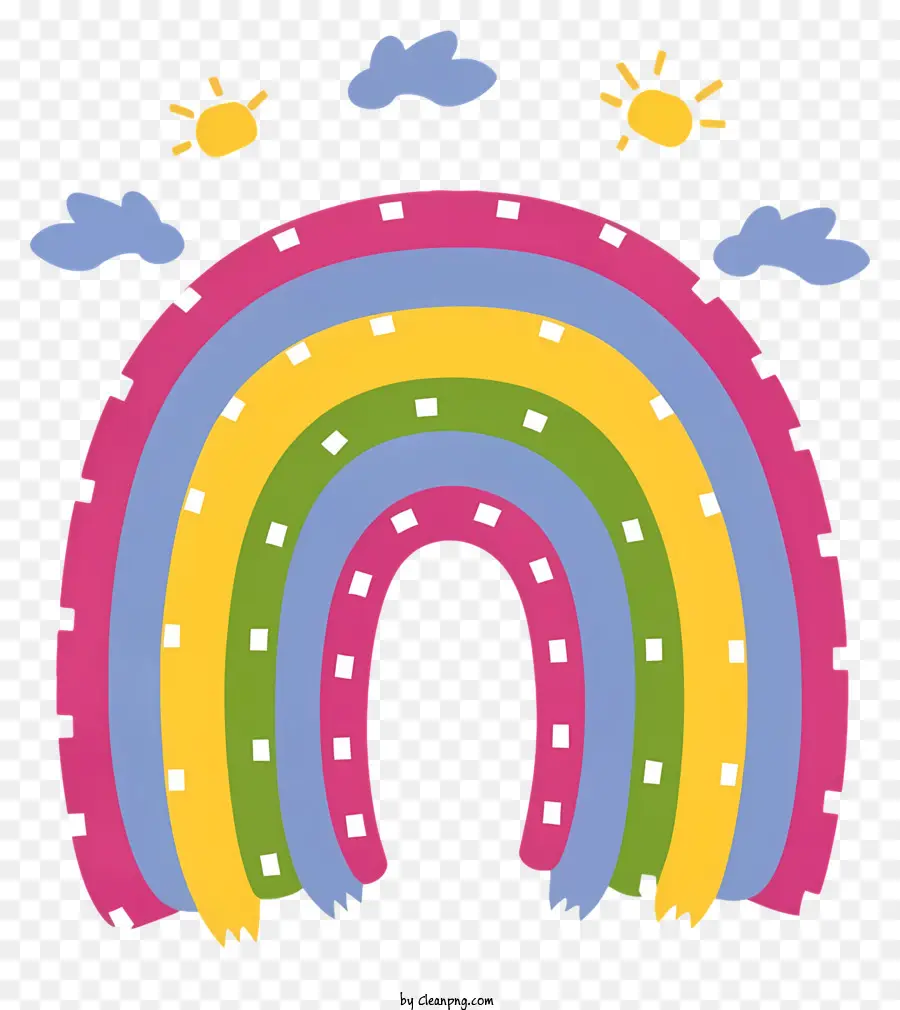 Arco Iris，Cielos Soleados PNG