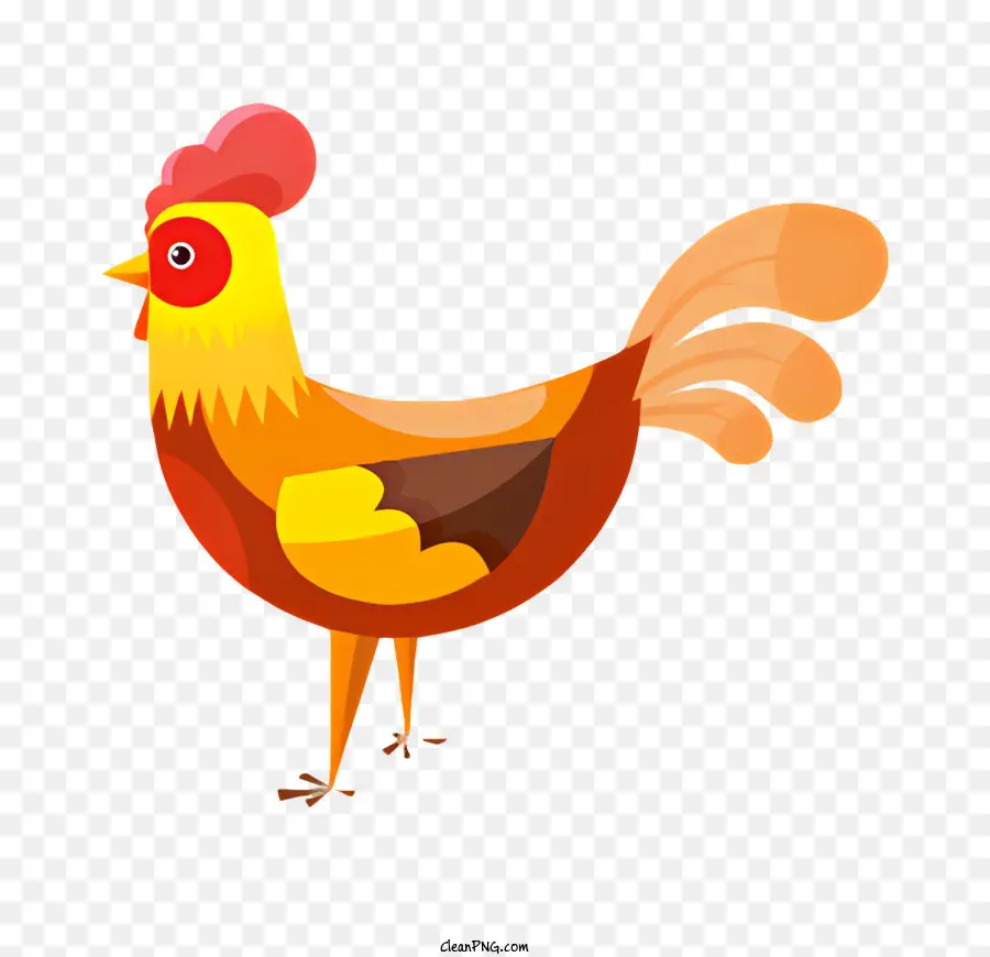 Pollo，Pollo Estilizado PNG