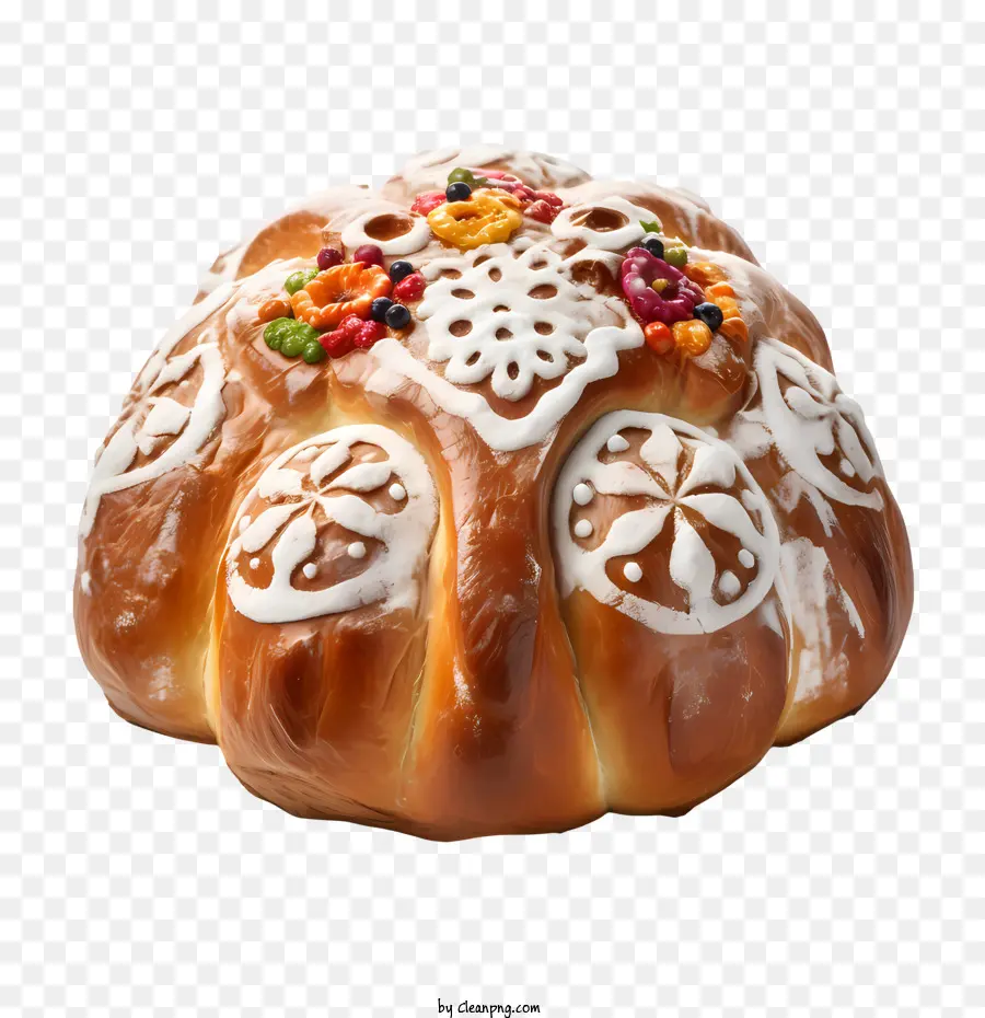 Pan De Muerto，Pan Decorativo PNG