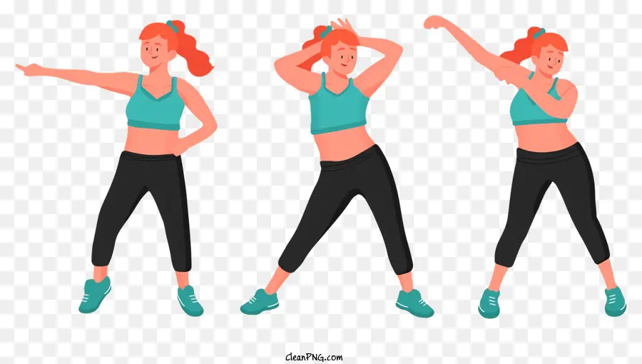 Los Movimientos De Baile，Mujer PNG