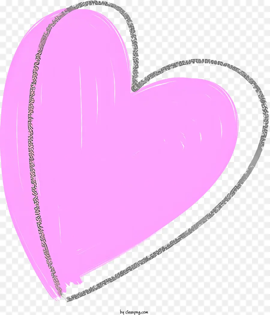 Corazón，Corazon Rosa PNG