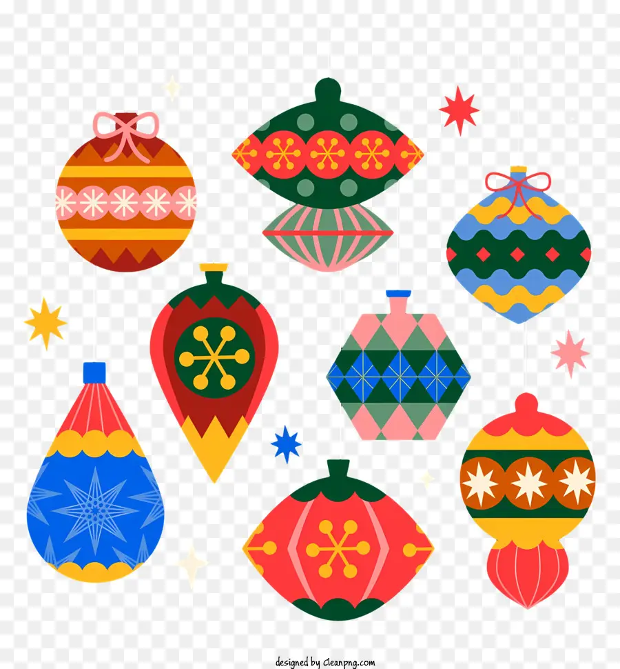 Decoraciones De Navidad，Decoraciones Ornamentales PNG