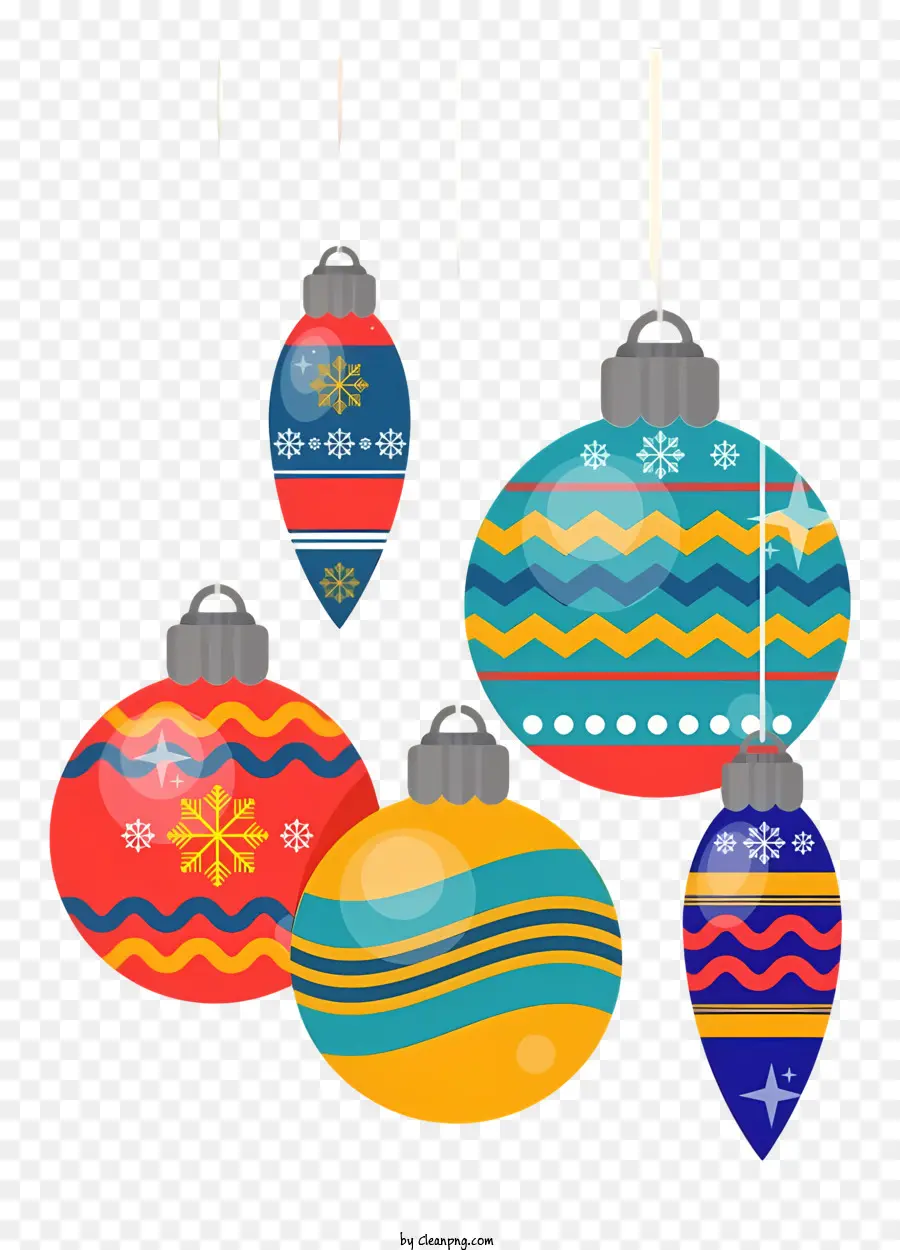 Adornos De Navidad，Los Ornamentos Decorativos PNG