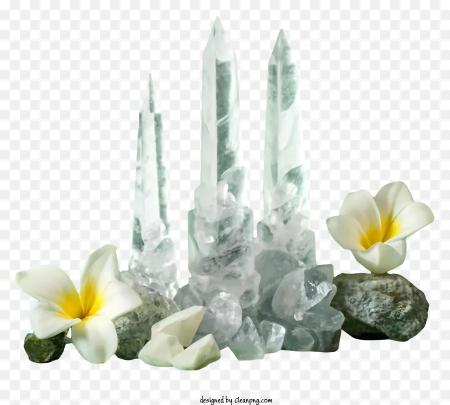 Cristal，Cristales Y Flores PNG